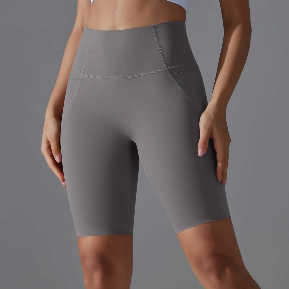 Yoga Gym Pockets Shorts Quick Drying Jogging Active Cycling Workout Gym Shorts Workout Gym Shorts Fitness High Waist XJ250724