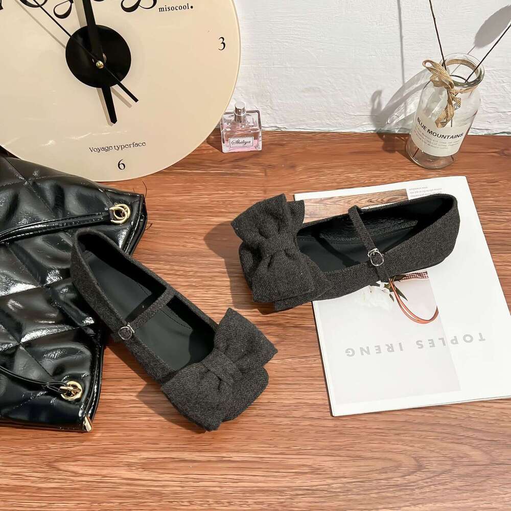 Designer Spring New Fashion Shallow Mouth Single 2025 French Style Outdoor One-Strap Women's Shoes Soft Sole Comfortable