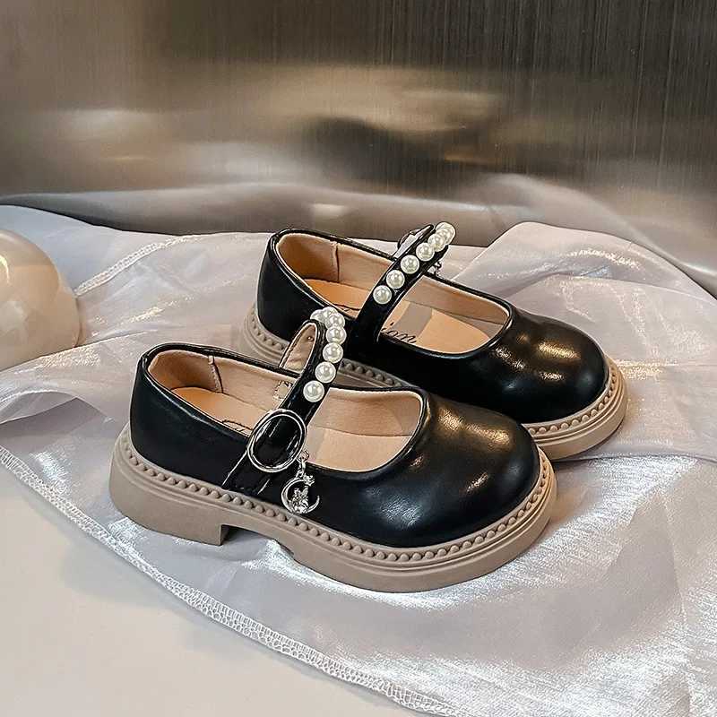 Girls Leather Shoes Round Toes Kids Princess Shoes Soft Sole Comfortable 2025 Brand New Children Performance Shoes Mary Janes XJ250724