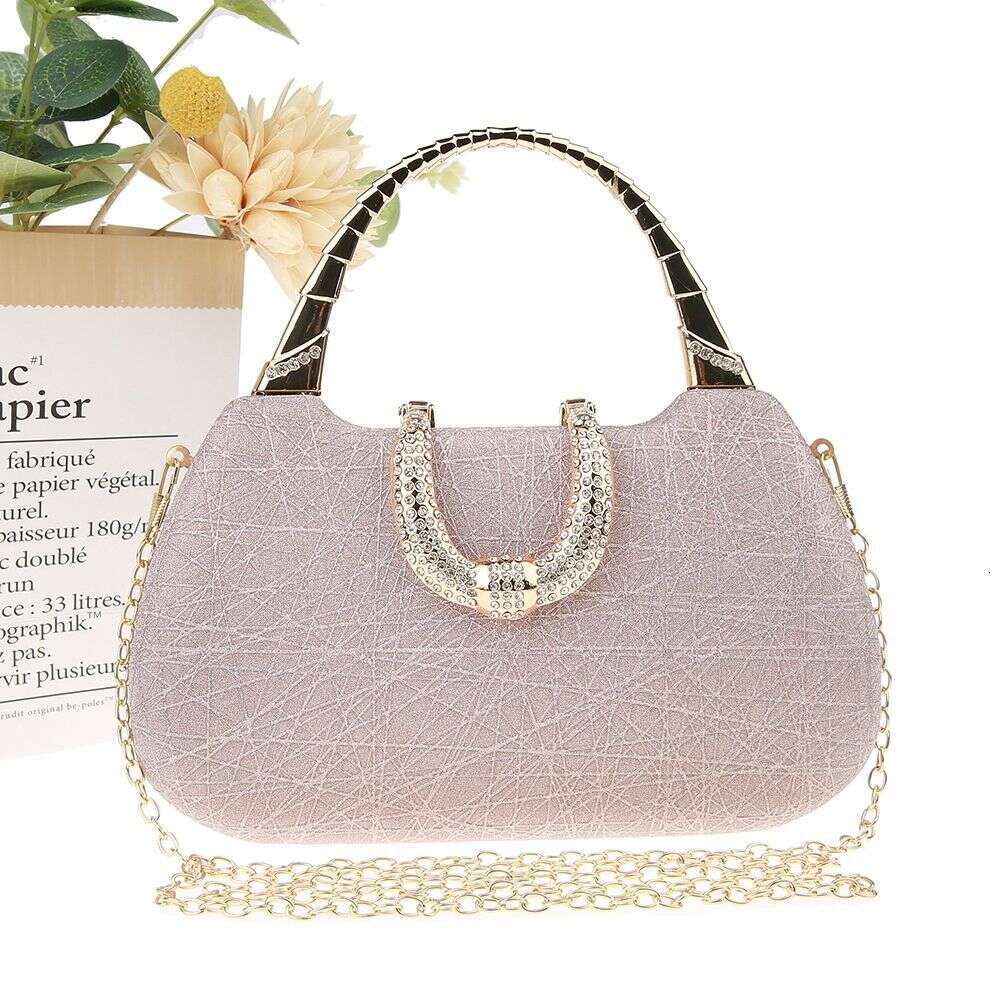 Designer Luxury Evening Diamond New Trendy Shiny Handbag for Women, Clutch Bag, Evening Dress Matching Small Square Bag