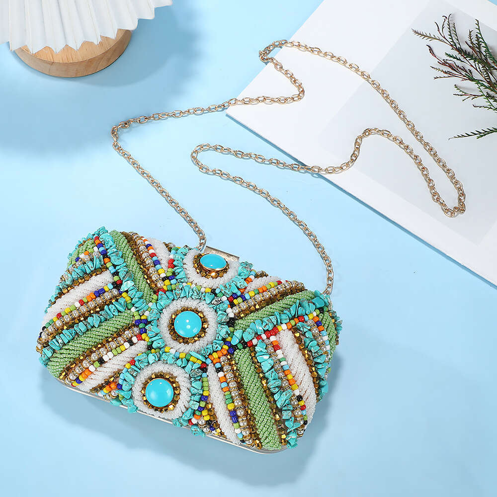 Designer Luxury Evening Diamond Diansheng New Style Women's Handbag Banquet Clutch Dress Evening Bag