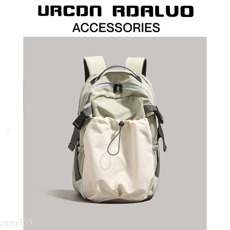 UR Nylon Fabric 2024 New Large Capacity Lightweight Backpack for Middle and High School Students Short Trip Travel