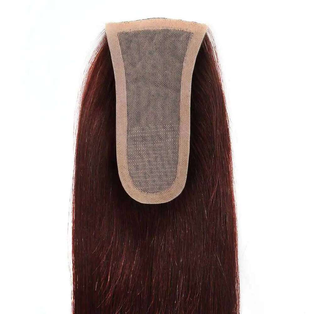TUW23 Silk Systems Pieces Human Toppers for Loss Women Natural Looking Hair Topper