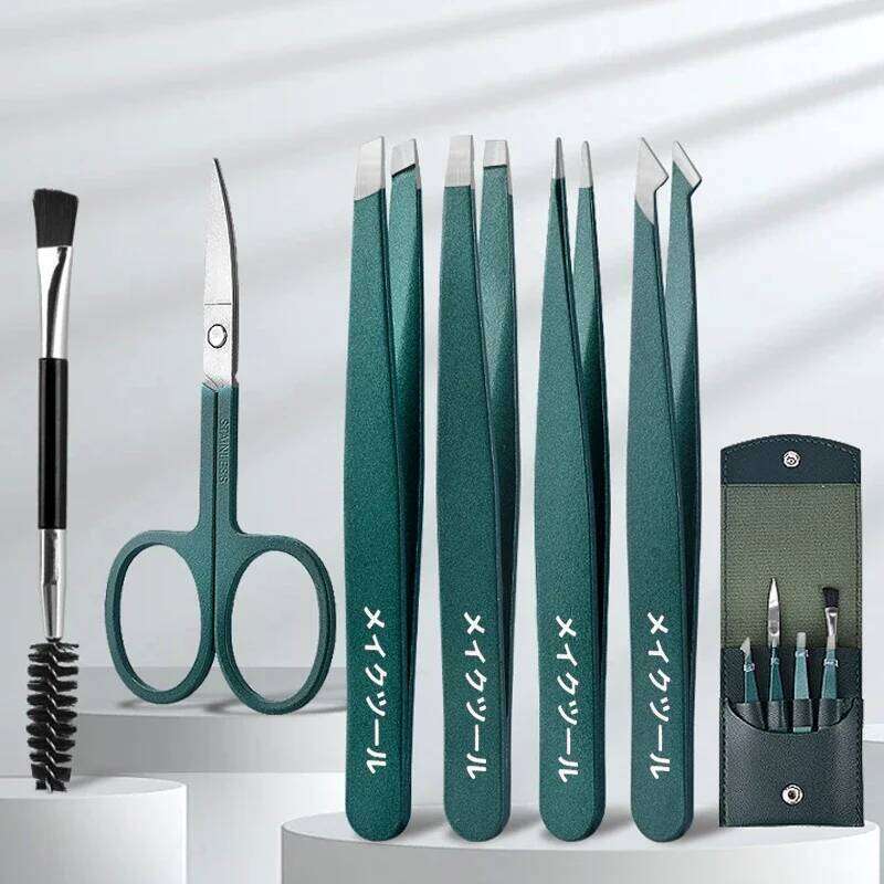 2/4/6Pcs Beauty Tools Eyebrow Stainless Steel Hair Removal Clip for Eyelash Extension Tweezer Colorful Professional Make X250724