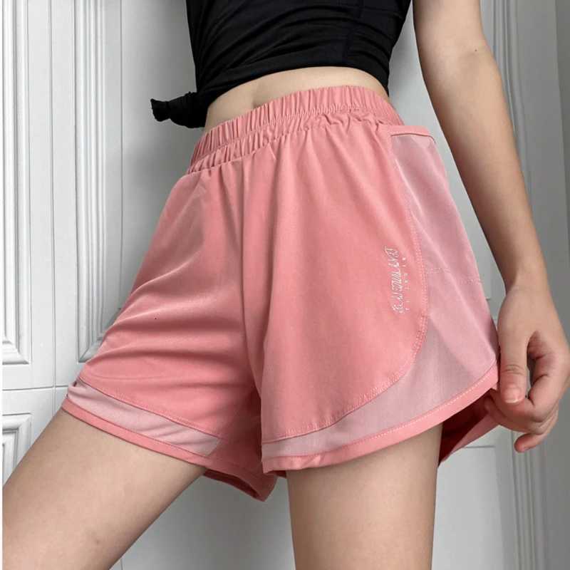 Sports Shorts Women Summer Quick-drying Running Basketball Fitness Pants Anti-exposure Three-point Pants High-waist Yoga Pants XJ250724