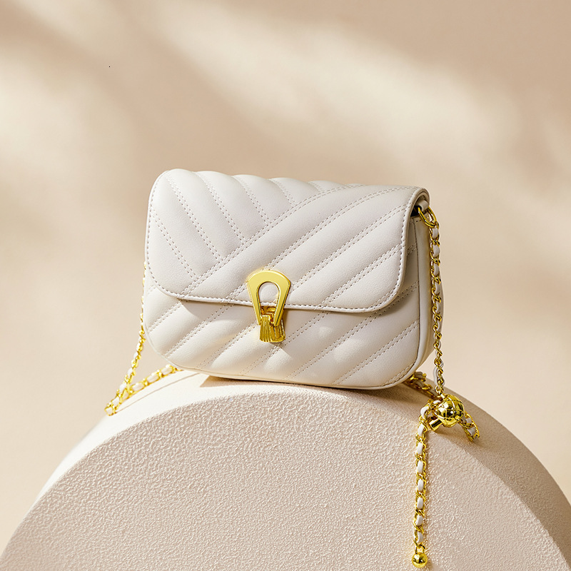 Designer Nalan Du 2025 New Genuine Leather Small Crossbody Chain Versatile Trendy Light Luxury Women's Bag