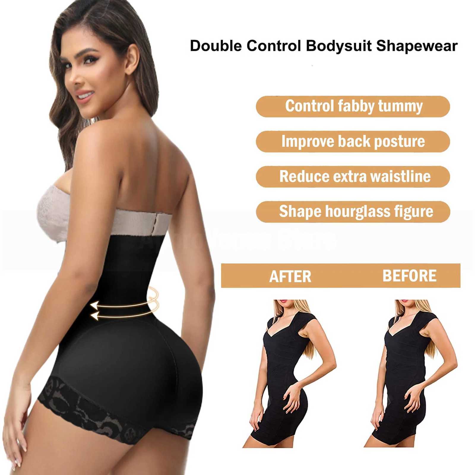Colombian Shapewear Abdomen Reducing and Shaping Girdles for Women Waist Flat Stoh Tummy Control Body Shaper W250724
