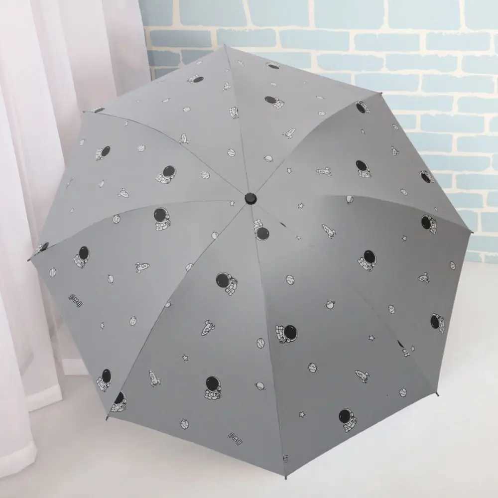 Ultraviolet Protection Parasol Portable Wind Resistant Small Pocket Rain Umbrella Thickened Black Glue Mini Sunshade Outdoor R250724