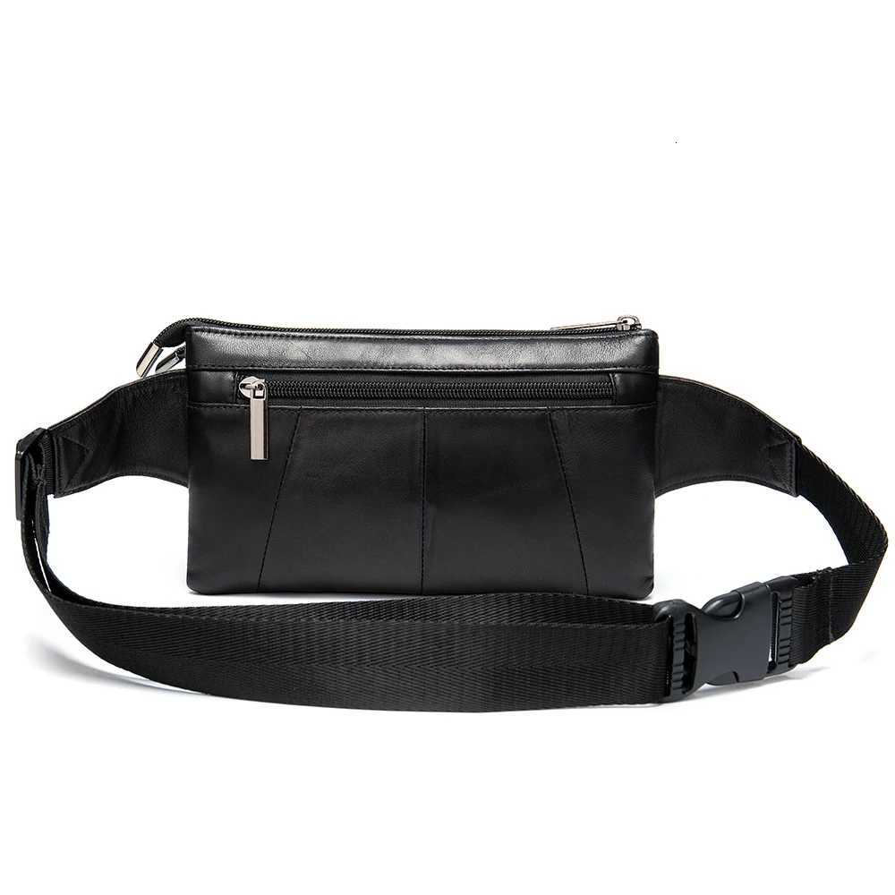 VESTAL Mens Waist Bag Genuine Leather For Men Male Fanny Pack Designer Luxury Brand Bag Belt Men Chest/hip Bags Sling Pack 8940 G250723