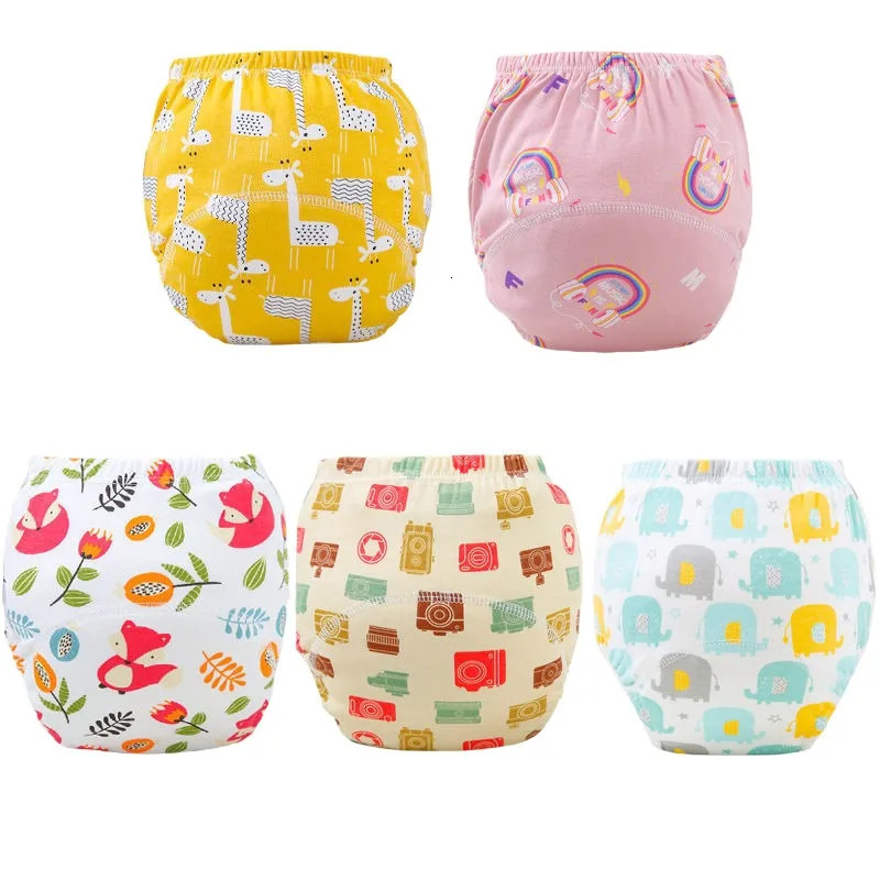 Baby Reusable Washable Diapers Ecological Potty Training Pants Waterproof Cotton Cleanliness Cloth Diaper Nappy Underwear 250724