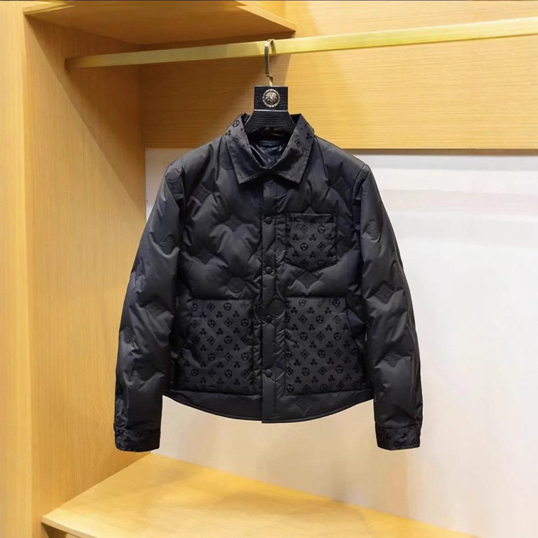 The new shirt-style trendy coat thickened warm and fashionable down cotton-padded jacket for men cold-resistant man coat 2025