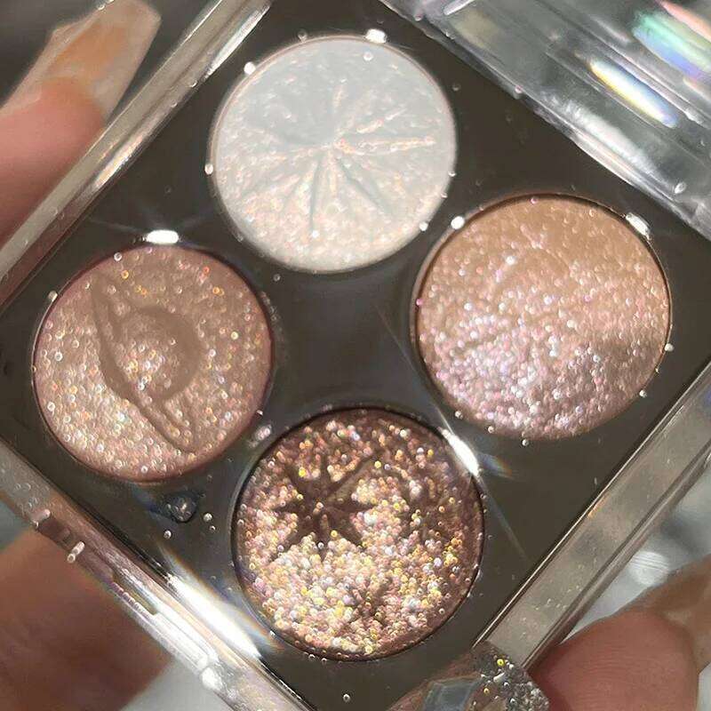 Pearlescent Glitter Eyeshadow Palette Highlighter Dia Sequins Lying Silkworm Shiny Eye Shadow Waterproof Lasting Eyes Makeup X250723