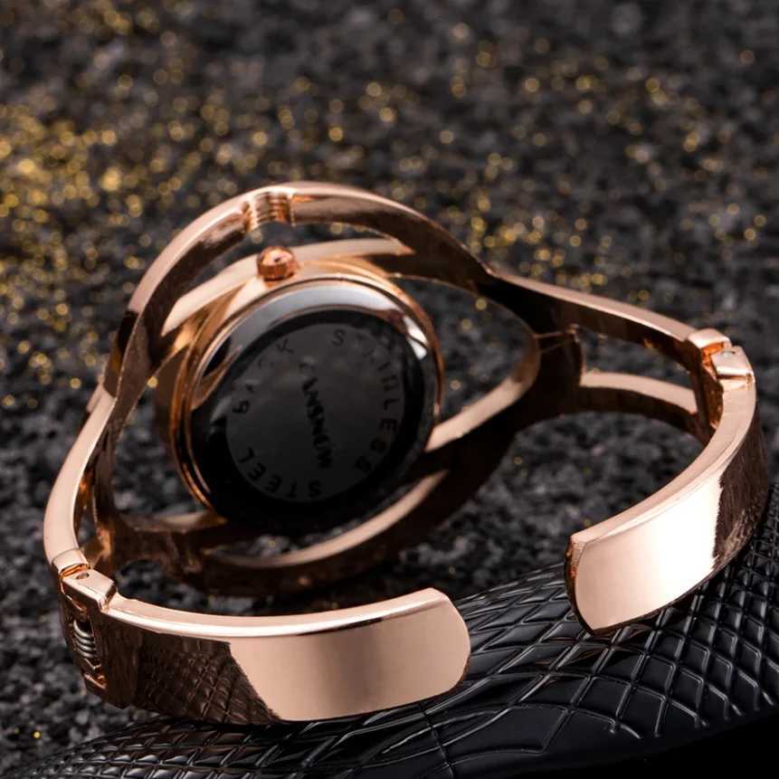 Femme Luxury Steel Women Bracelet Watch Montre Band Quartz Wristwatch Female Clock Relogio Feminino Hand Bangle Watch Gift for Women W250724