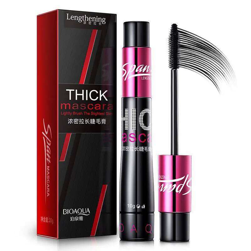BIOAQUA Lengthening Thick Eye Makeup Quick Dry Waterproof Curling Long Lasting Eyelashes Black Mascara Cosmetics X250724