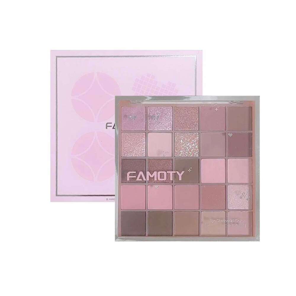 25-Color Eyeshadow Palette Nude Earth Tones Matte & Shimmer Korean Style Silky Blendable Texture Natural Eye Makeup Look X250723 X250