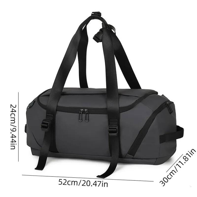 Gym Travel Duffel Bag with Shoes Pocket Outdoor Sports Training Yoga Shoulder Bags Large Storage Laptop Business Trip Backpack high-quality