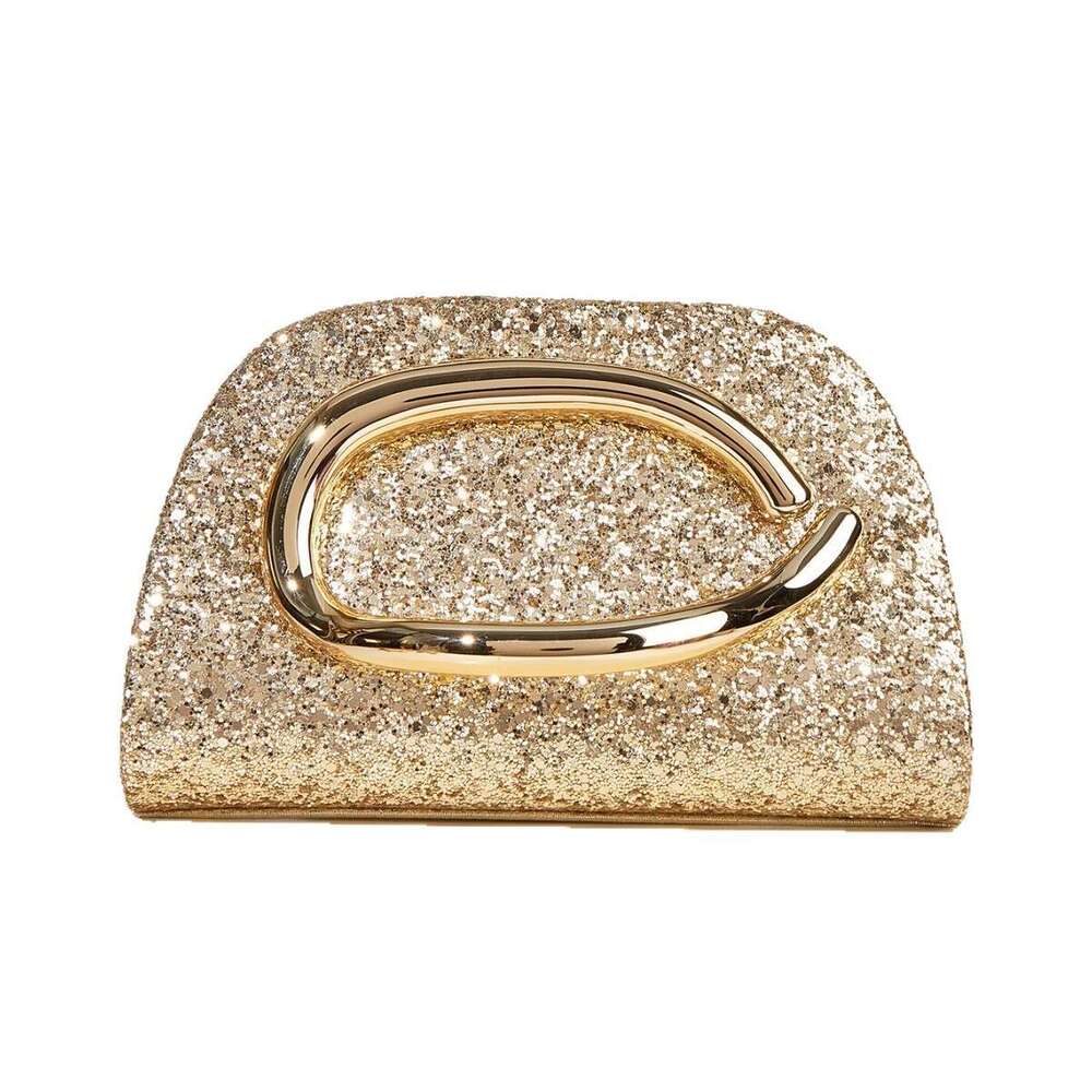 Designer Luxury Evening Diamond 2025 New Hot-Selling Metal Handle Chain Box Crossbody Shoulder Clutch Party Bag