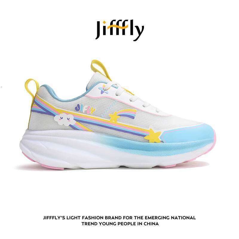 Jifffly Women's Sports 2025 Summer New Lightweight Breathable Soft Sole Shock Absorption Low Top Running Shoes