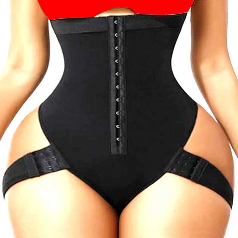 AfruliA Booty 2 in 1 Tummy Lift Up Butt Lifter Body Shaper High Waist Corset Control Panties Shapewear Belt W250724