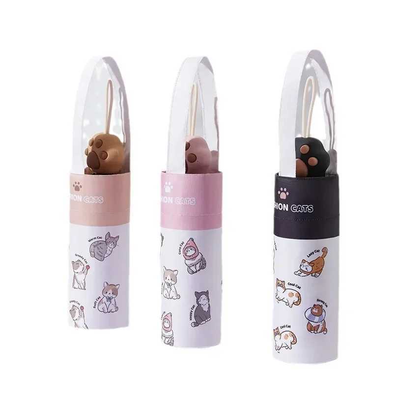 Ultra-Light Portable Sunshade Umbrella Black Glue Sunscreen Anti-Uv Cat Claw Cartoon Folding Umbrella For Women Home Decor R250724