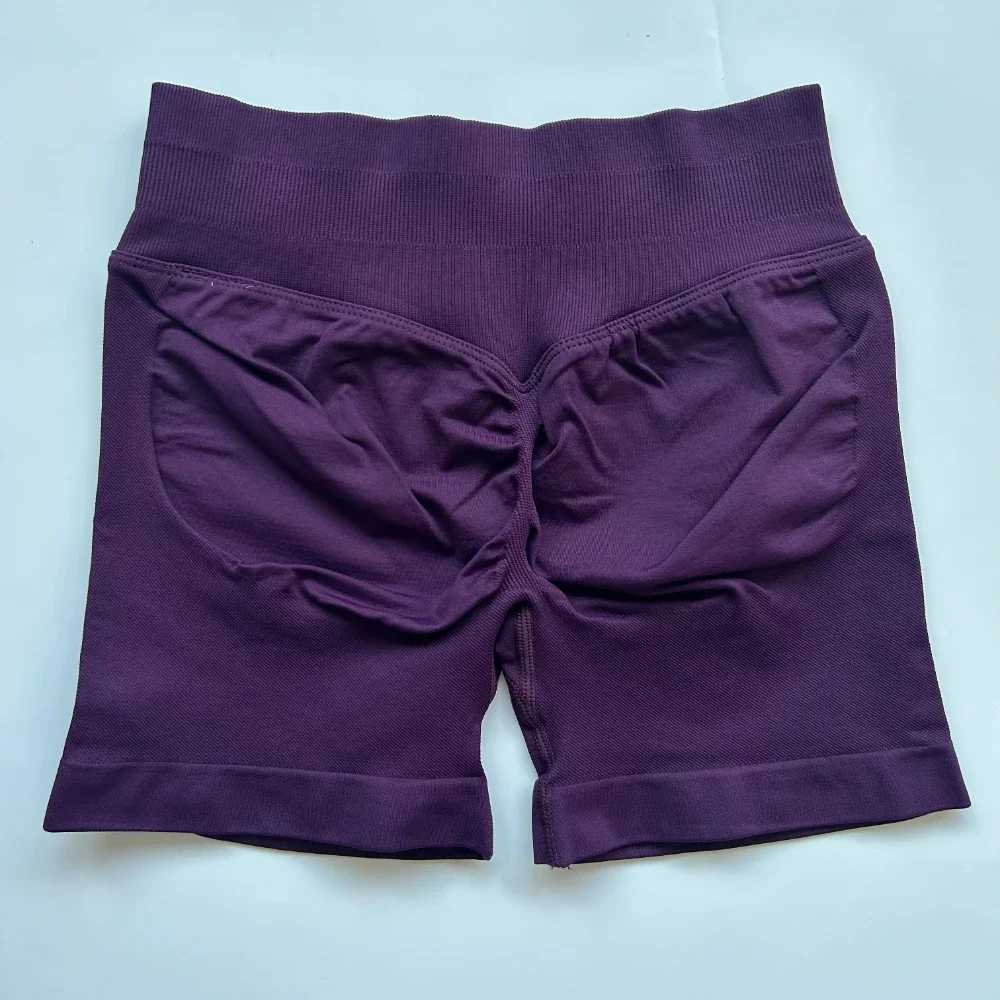 No GYM Shorts Low Ribbed Band Yoga Shorts Seamless Scrunch Bum Workout Shorts Push Up Booty High Stretch Running ShortsXJ250724