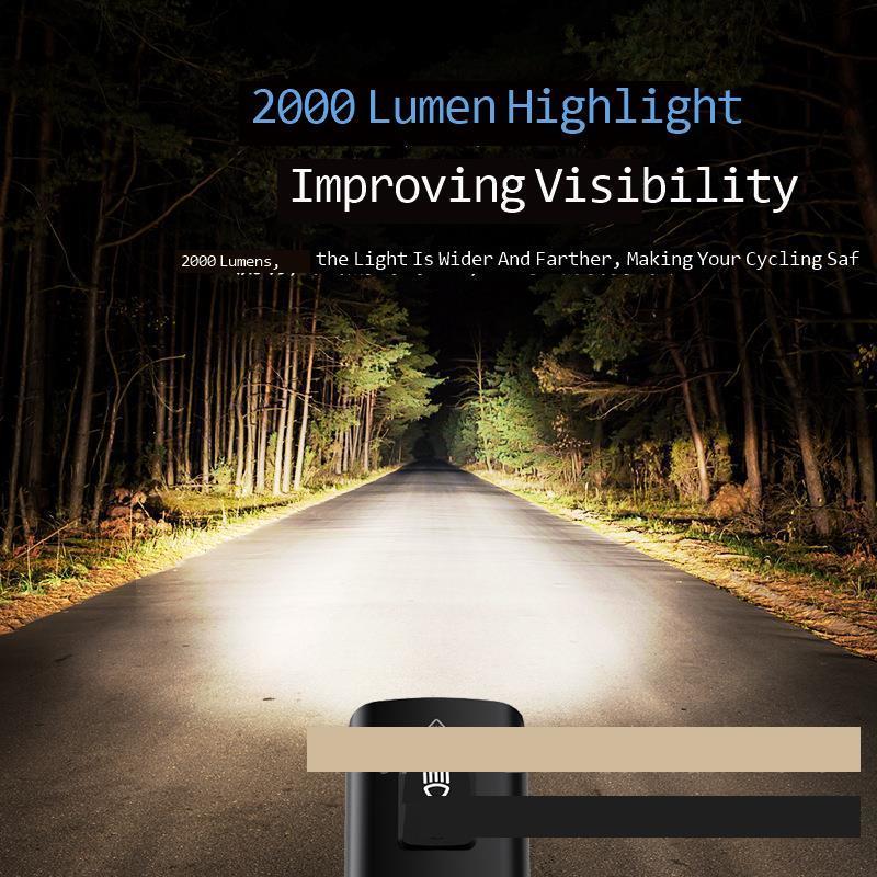 Cyclami Bicycle Light Night Riding Mountain Bike Road Bike Front Light High Brightness 1200 Lumens Hanging Front Light
