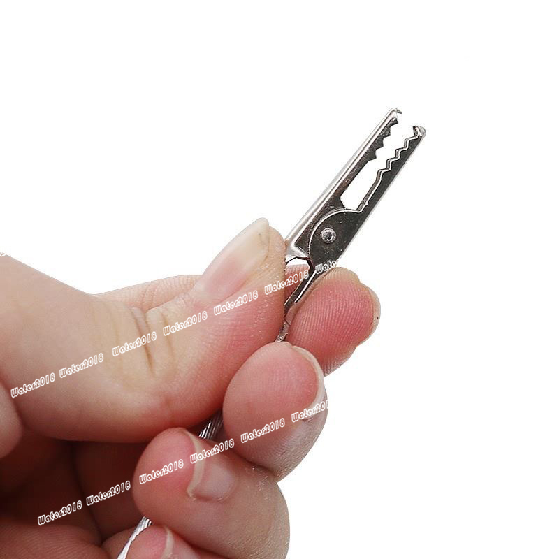 Double Head Alligator Clip Photo Holders Metal Wire Pictures Memo Note Clips Clamps 10.2CM