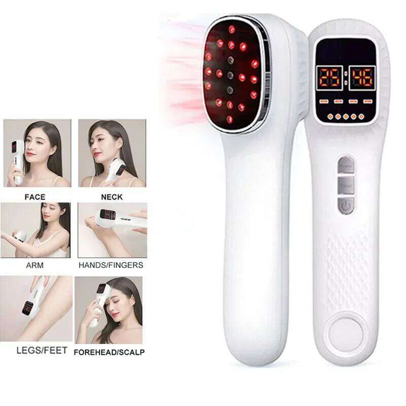 NEW Red For Anti Aging Wrinkle Removal Skin Tightening hine Face Lift LED Light Therapy Facial Massager