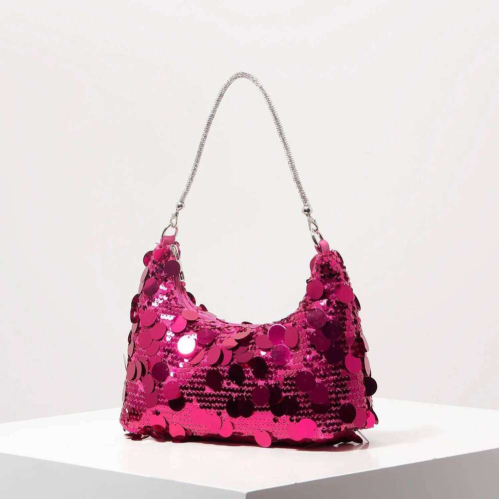 Sequin Concert Shoulder Bag, Football Dresses Women, for Women Elegant, Wedding Items, Party Bag (Random Pattern)
