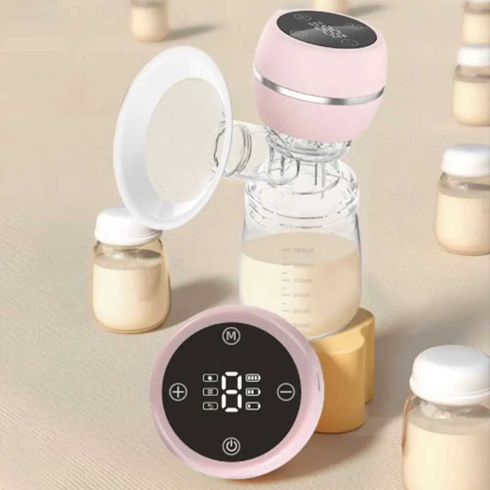 180ML Portable Hands-Free Breast Pump with Touchscreen LED Electric Breastfeeding Pump Portable Milk Extractor for Baby Feeding X250724