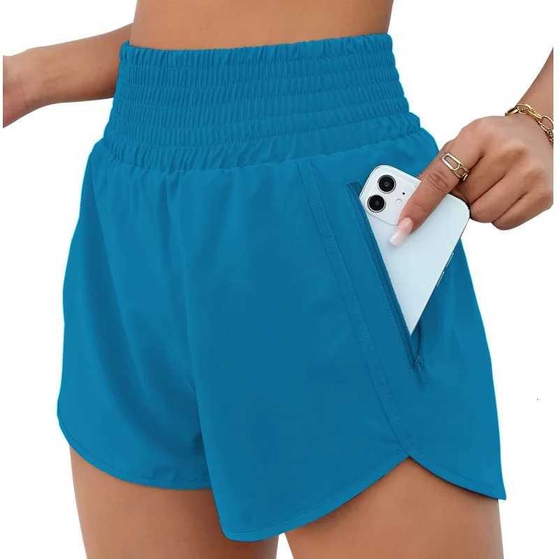 Woman Gym Pants with Pocket Yoga Wear Short High Waist Push Up Fitness Running Sport Outfit Shorts Sportswear Workout Clothing XJ250724