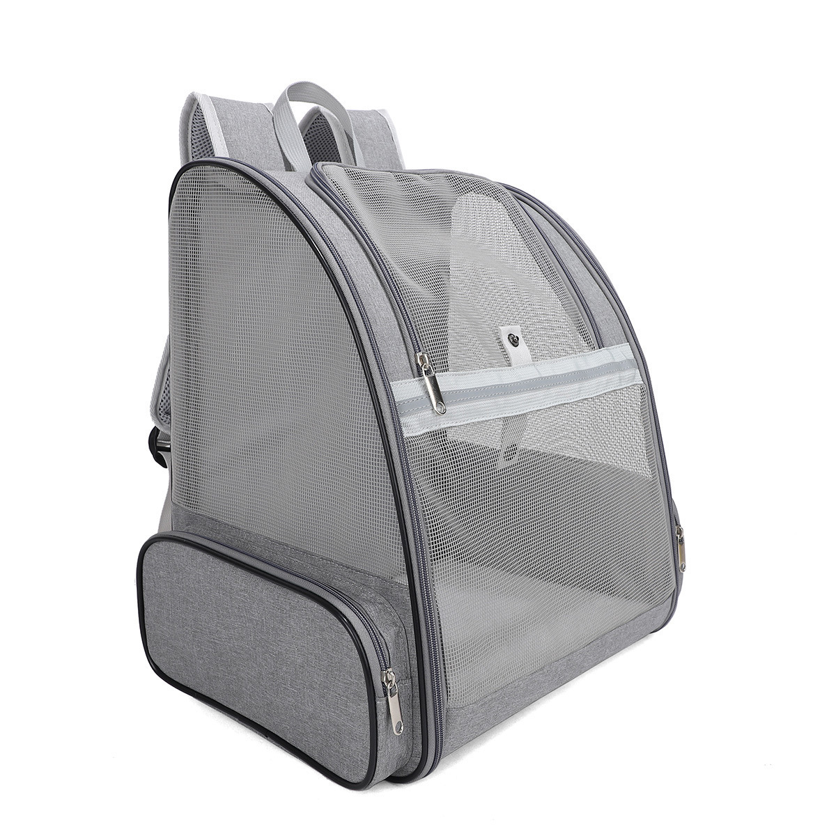 Outdoor Portable Large Capacity Pet Double Shoulder Transparent All-Season Dog Breathable Cat Bag Travel