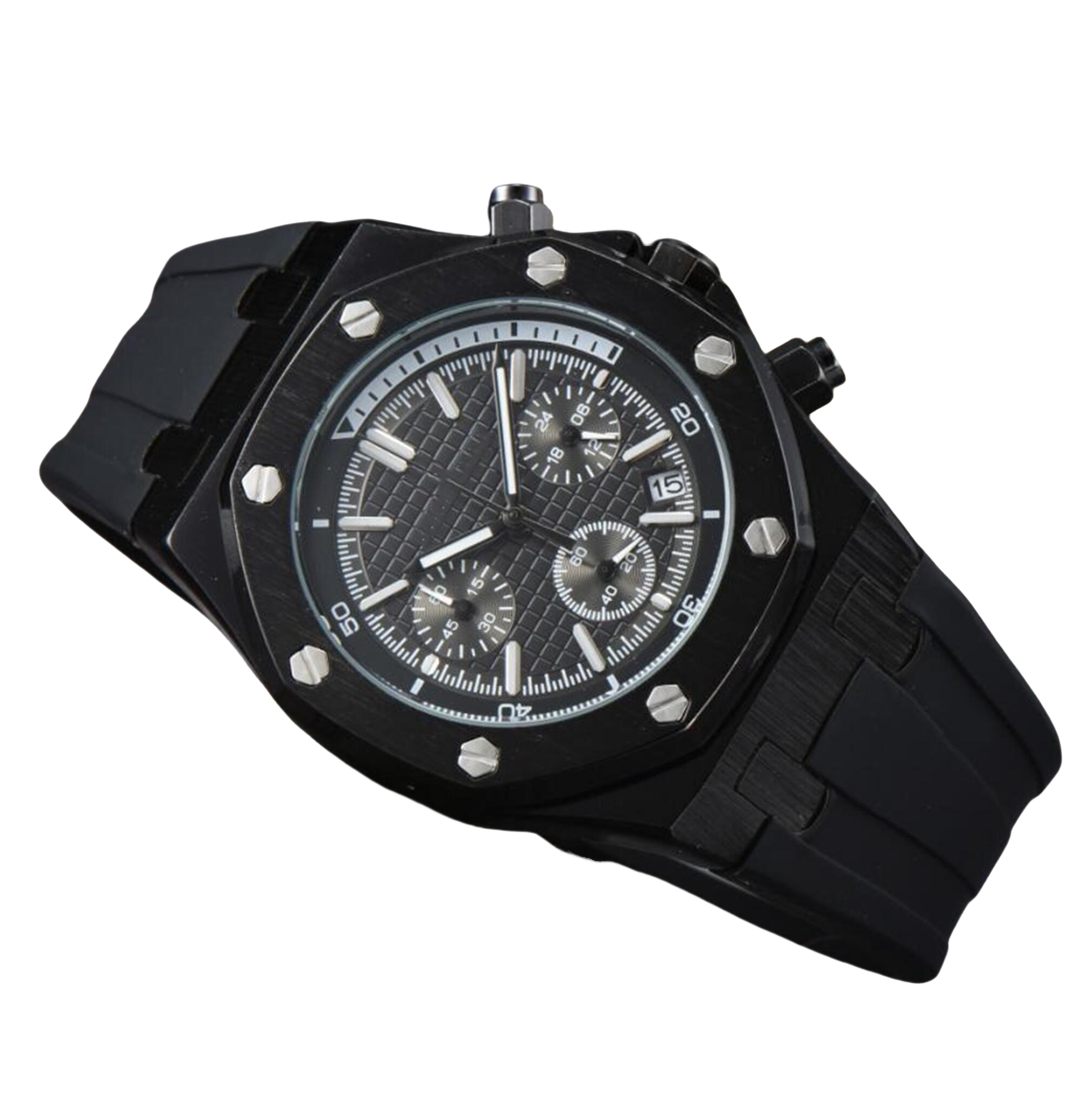 Mens watch designer luxury High quality APity quartz watches oakity hexagon bezel man lady brand wristwatch Fashion Rubber strap Sports Wristwatches #236