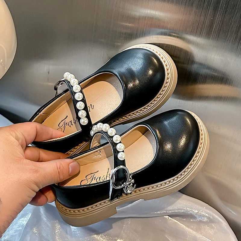Girls Leather Shoes Round Toes Kids Princess Shoes Soft Sole Comfortable 2025 Brand New Children Performance Shoes Mary Janes XJ250724