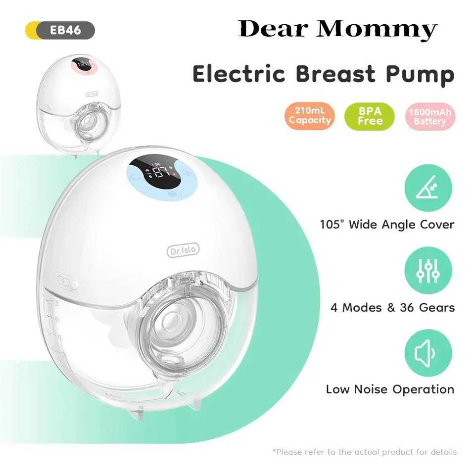 210ml Hands-Free Wearable Electric Breast Pump with 4 Modes 36 Comfort Levels Milk Collector Portable Electric Breast Pump X250724