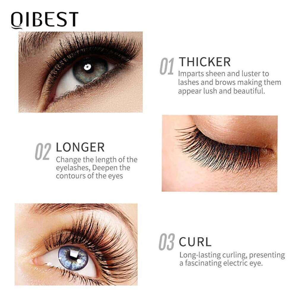 QIBEST Fast Growth Natural Eyebrow Enhancement Lift Lengthening Thicker Eyelashes Eyelash Serum X250723