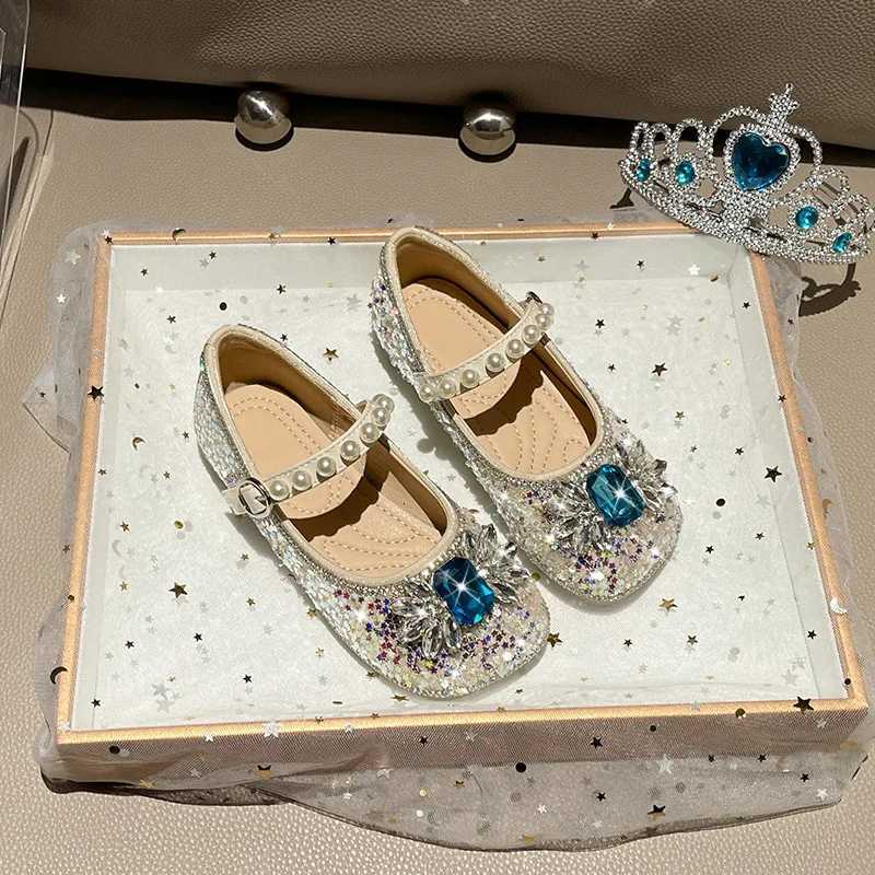Girls Princess Shoes Autumn New Girls Single Shoe Fashion Girl Flat Shoe Anti Slip Child Leather Shoes Versatile Girls Shoes XJ250724