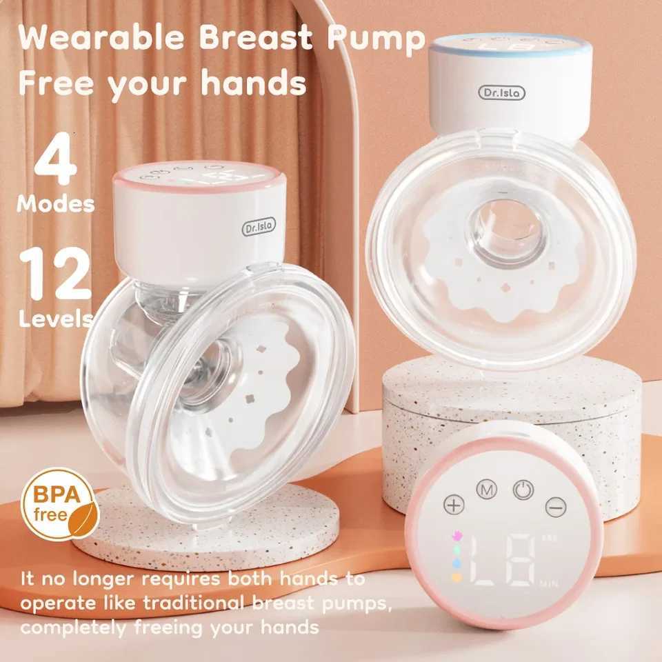 2025 New Wearable Electric Breast Pump Portable Hands-Free 4 Modes 12 Levels Silent Comfortable BPA-Free Milk Extractor for Moms X250724