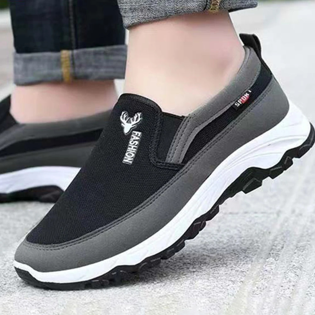 Men Running Hiking Sneakers Breathable Orthopedic Travel Plimsolls Non-Slip Comfortable for Outdoor Activity Hiking Walking 250716