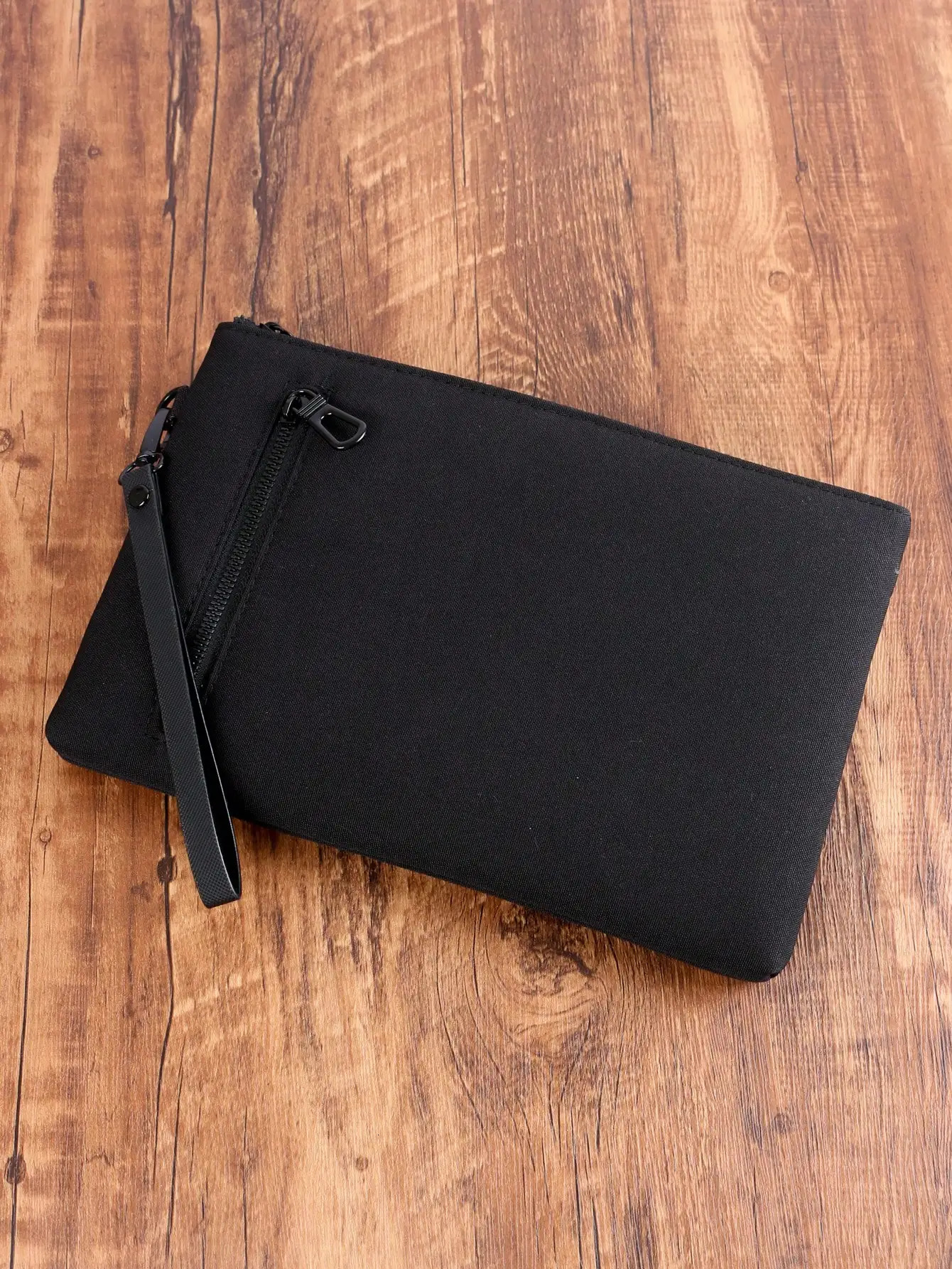 Business Simple Bag Fashion Casual Ultra-Thin Portable Zipper Wristlet Bag Cell Phone Bag Handbag Armpit Bag Mens Clutch Bag 250723