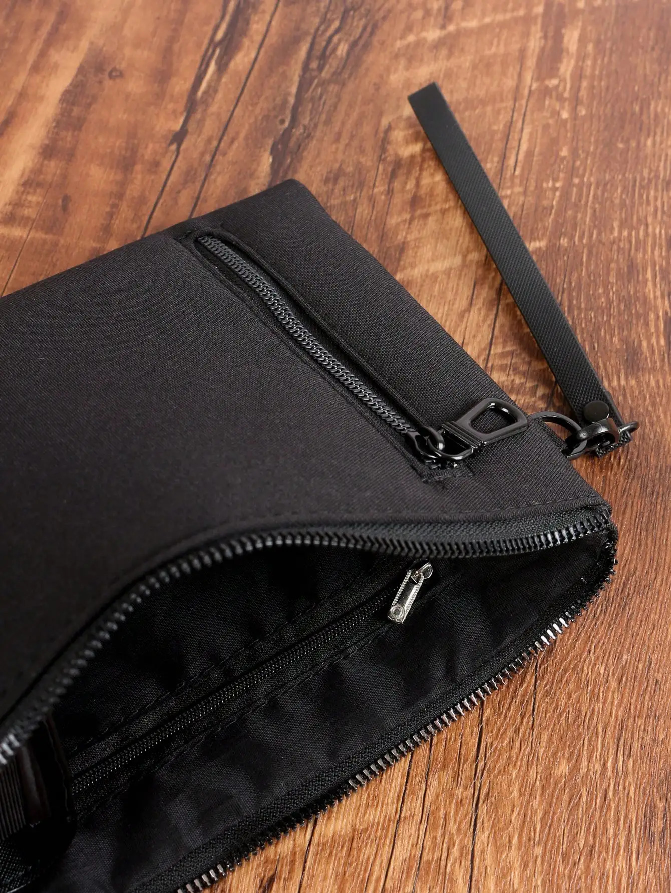 Business Simple Bag Fashion Casual Ultra-Thin Portable Zipper Wristlet Bag Cell Phone Bag Handbag Armpit Bag Mens Clutch Bag 250723