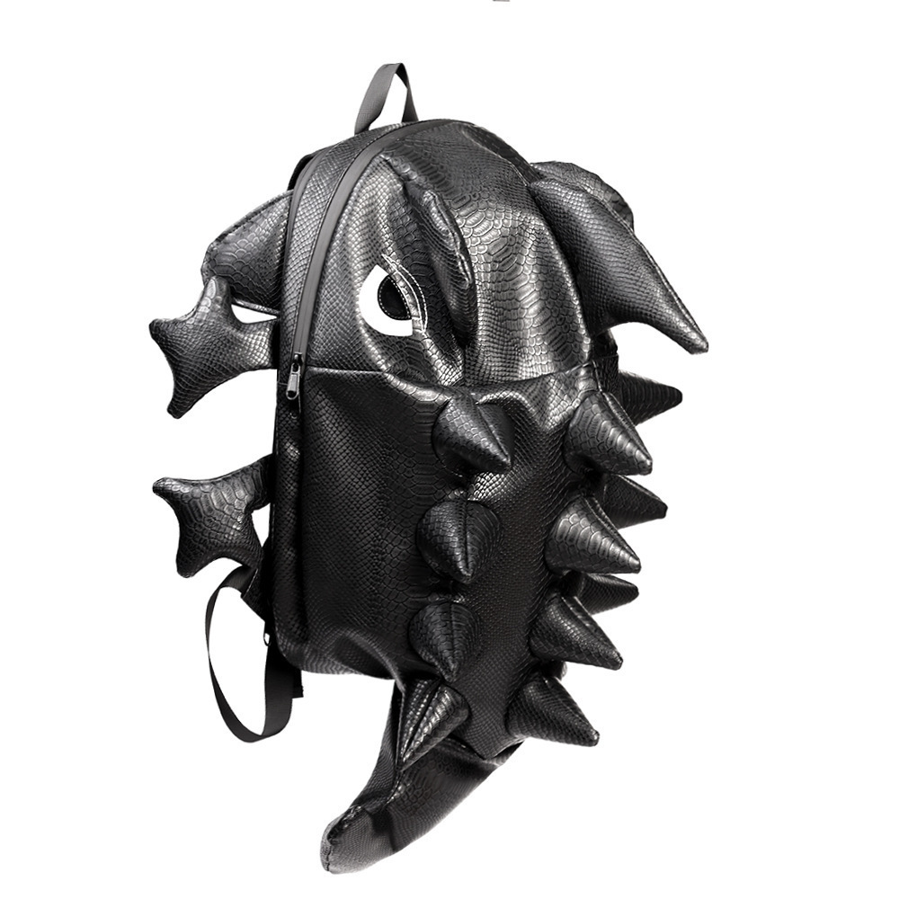 New ins super fire helmet backpack male student motorcycle schoolbag personality monster creative basketball Backpack