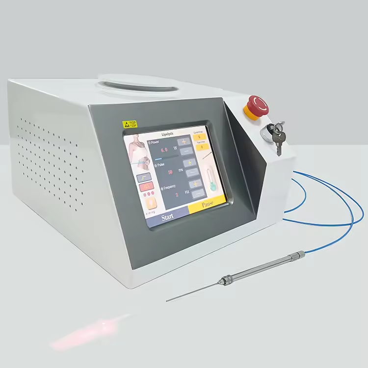 980Nm Diode Laser Lipolisi Commercial Machine PhysiotherapyTreatment Optic Fiber LiposuctionHandle Fat Dissolving