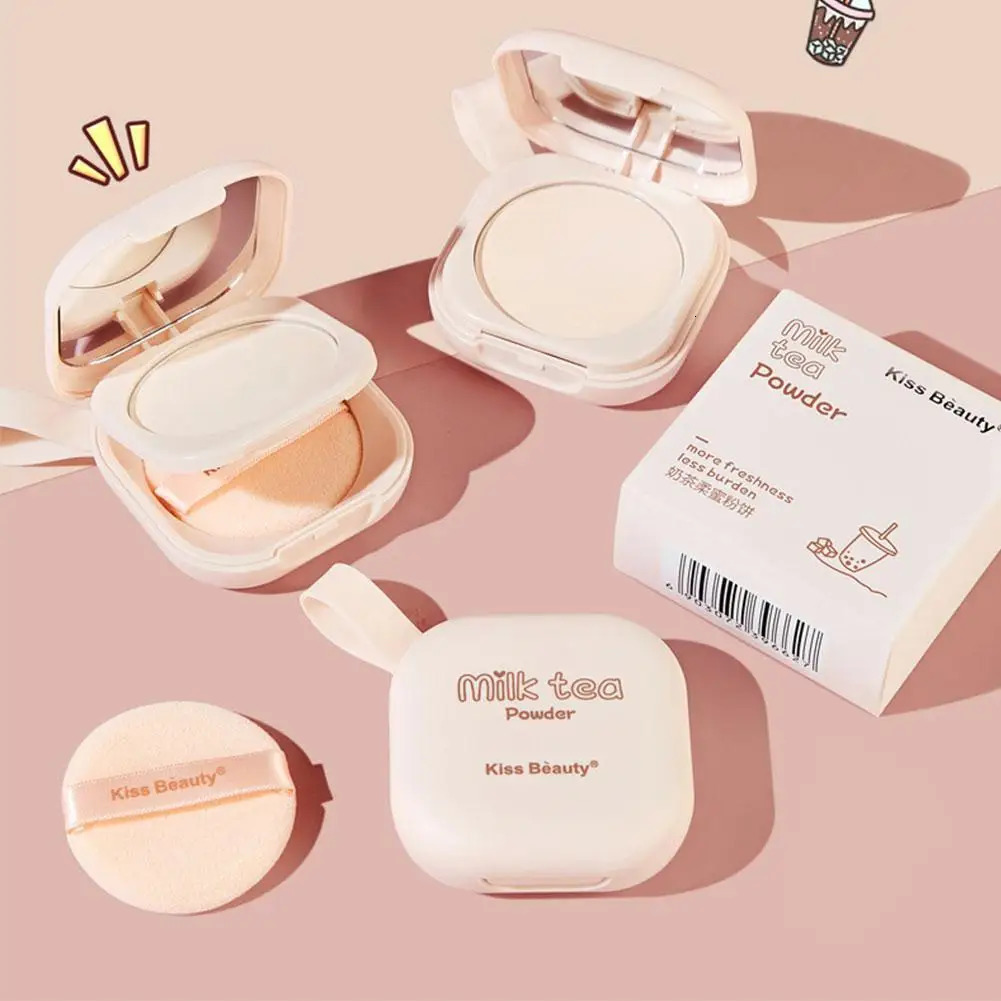 Korean Loose Powder Full Brightening Concealer Mineral Face Foundation Cosmetics Lasting Makeup Powder Compact Powder Pressed 250716