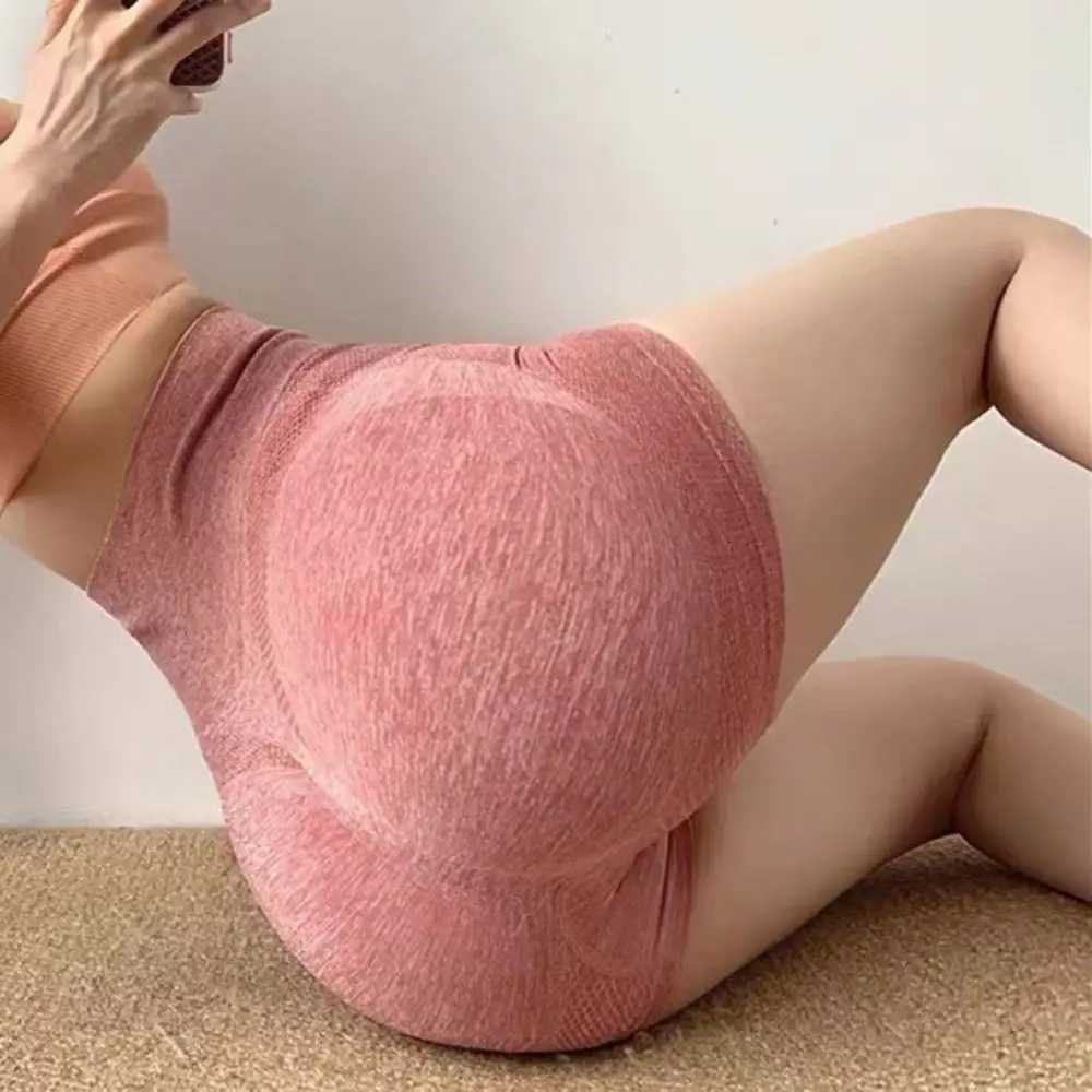 Comfortable Slim Fit Women Yoga Shorts High Waist Lift Butt Fitness Leggings Breathable Elastic Sports Underwear Gym XJ250724