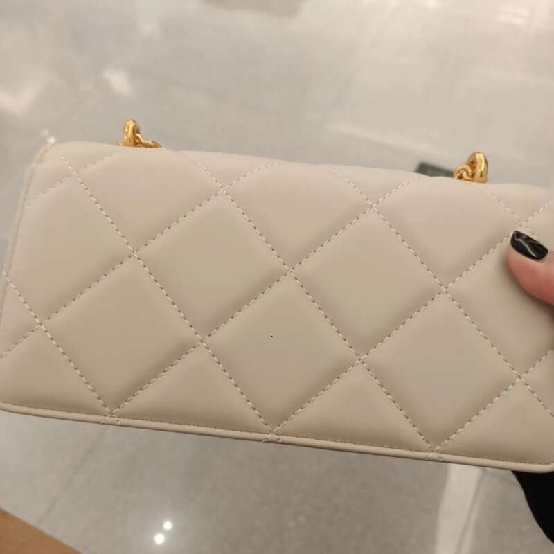 Designer Luxury Evening Diamond Spring and Summer Fragrance Style CK6-1064446124Oil Painting Diamond Chain Wallet Small Square Women's Evening Ba