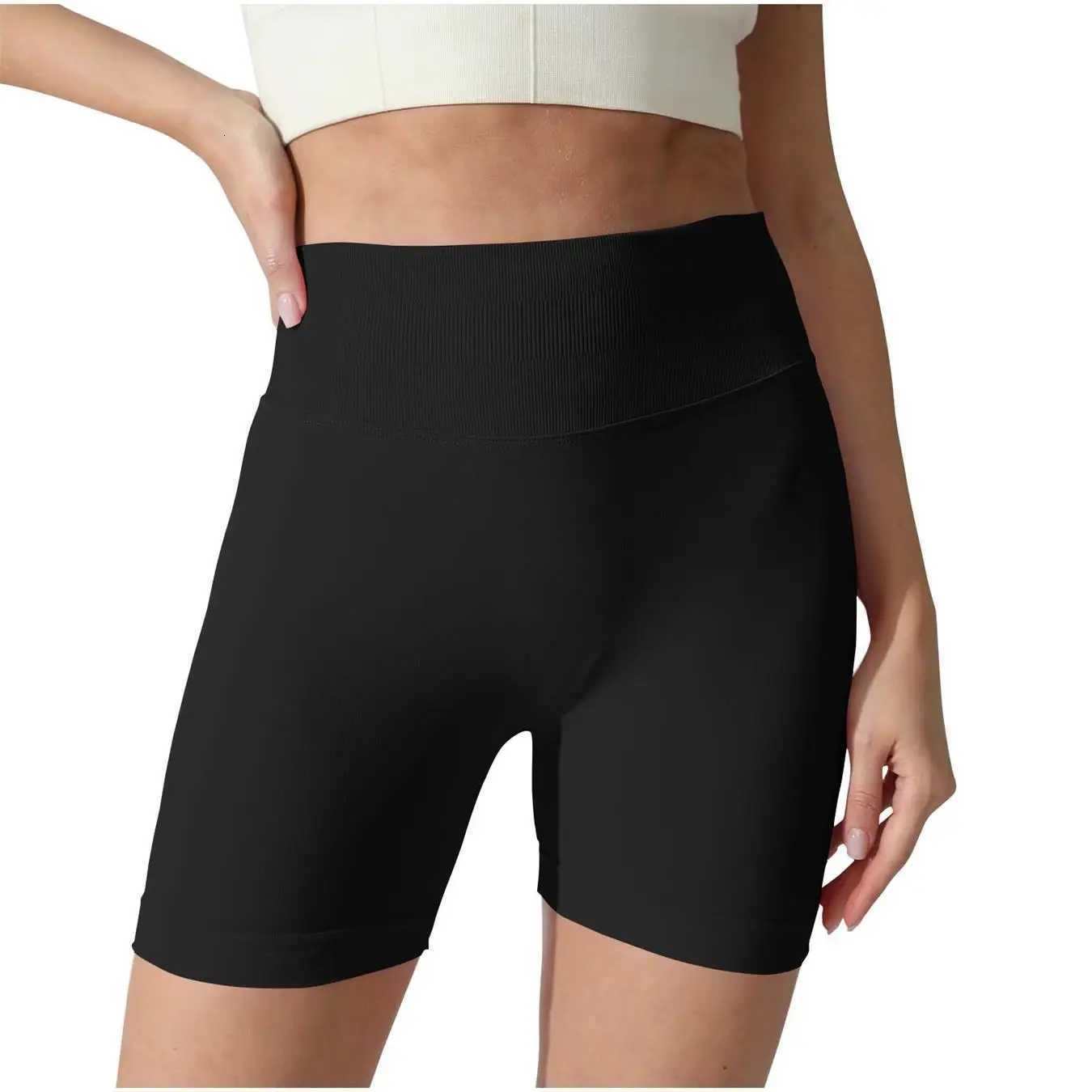 Womens Seamless Waist Shorts Breathable Outdoor Exercise Fitness Pants Hip Lift Tight Yoga Pants Peach Butt Belly XJ250724