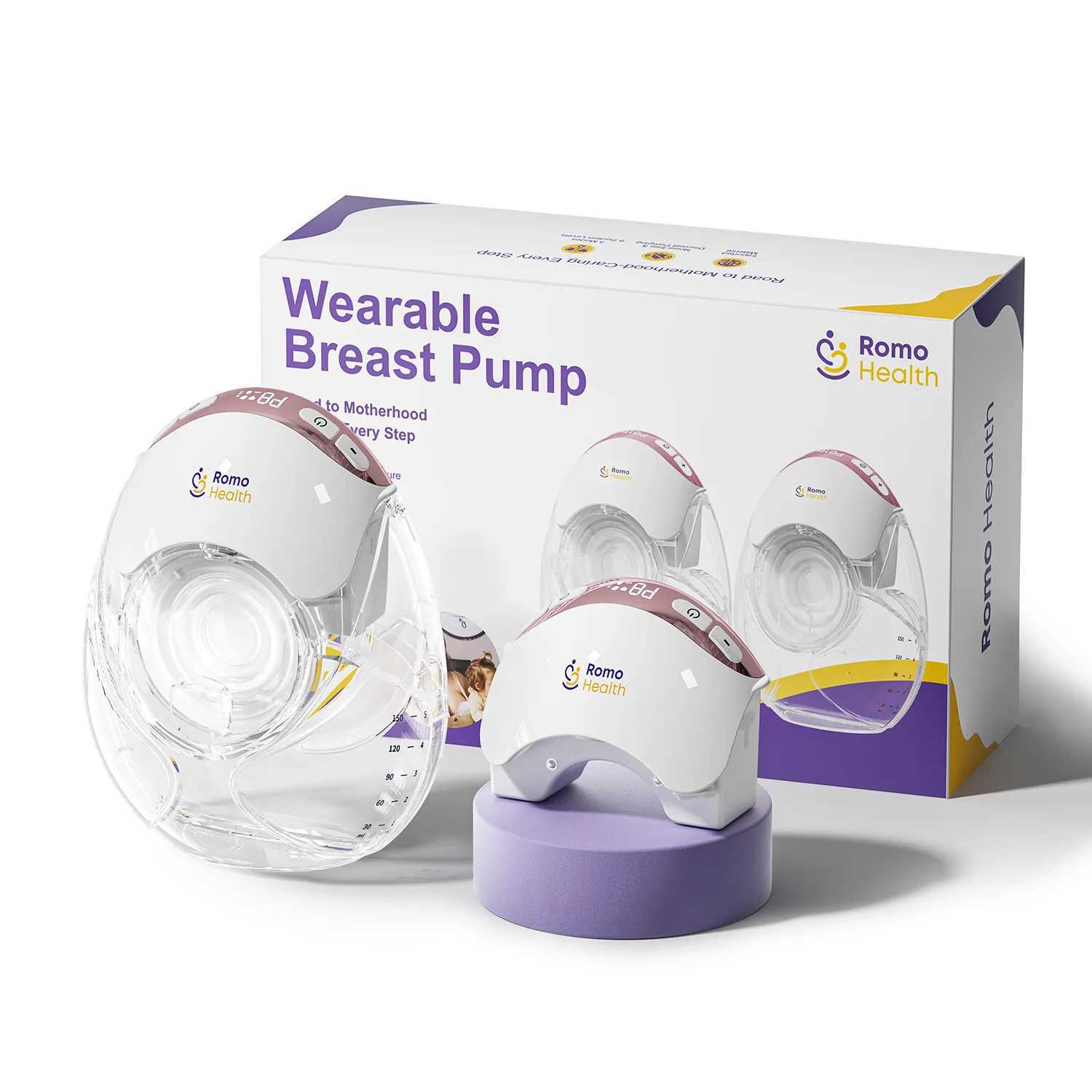 Hands-free Portable Lactation Device Intelligent Bilateral Fully Automatic Hand-free Electric Ultra-thin Wearable Breast Pump X250724