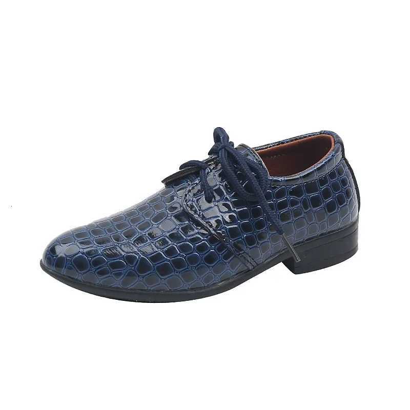 Fashion Leather Shoe New Versatile Pointed Child Shoes Trendy Retro Simple Boy Shoe Classic Anti Slip Soft Performance Shoes XJ250724