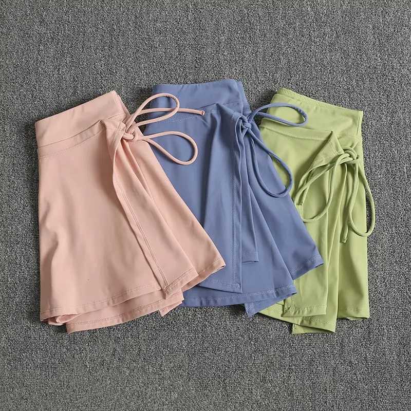 Tennis Skirt Sports Skirt WOMENS Summer Hip-covering Anti-glare Mask Skirt Running Training Quick-drying Leisure Fitness Short XJ250724